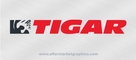 Tigar Tires Decals - Pair (2 pieces)